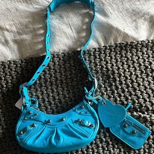 Balenciaga Turquoise Blue XS Le Cagole Bag
